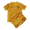 Conjunto (Camiseta+Pantalón Corto) Portero Francia Euro 2024 Amarilla - Niño